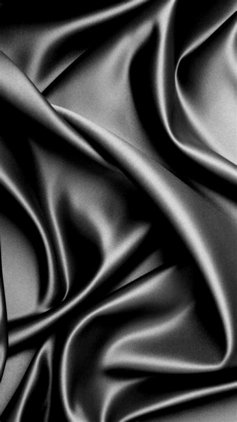 black and white satin fabric